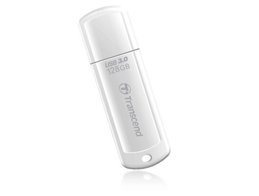 Transcend JetFlash TS128GJF730 - 128 GB - USB Typ-A - 3.2 Gen 1 (3.1 Gen 1) - Kappe - 8,5 g - Weiß