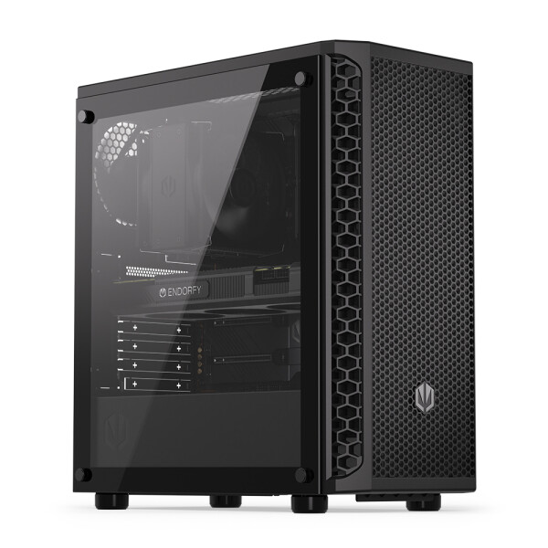 ENDORFY Signum 300 Air - Tower - PC - Schwarz - ATX - micro ATX - Mini-ITX - 16,1 cm - 35 cm