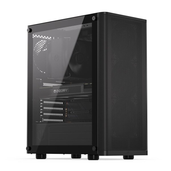 ENDORFY Ventum 200 Air - Tower - PC - Schwarz - ATX - micro ATX - Mini-ITX - 16,1 cm - 31,5 cm