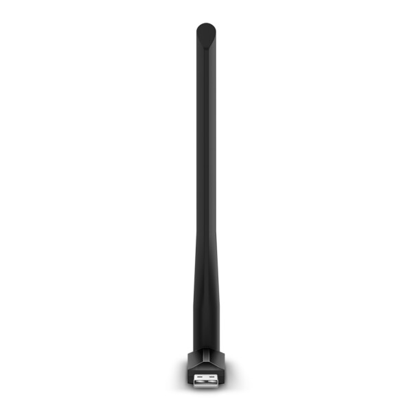 TP-LINK Archer T2U Plus - Eingebaut - Verkabelt - USB - WLAN - 600 Mbit/s - Schwarz