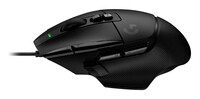 Logitech G G502 X, rechts, Optisch, USB Typ-A, 25600 DPI, Schwarz - Maus - 25.600 dpi