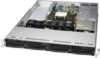 Supermicro CSE-815TQC4-R504WB3 - Intel/AMD - Rack (1U) - Schwarz - Ventilatorausfall - HDD - LAN - Leistung - System - 4 Lüfter - 4 cm