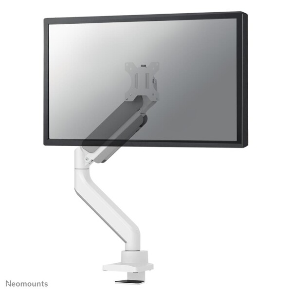 Neomounts DS70-450WH1 Monitorarm 17-42" - Gasfeder - Topfix - 180°-Stopp - Klemme/Durchführung - 15 kg - 43,2 cm (17") - 106,7 cm (42") - 100 x 100 mm - Weiß