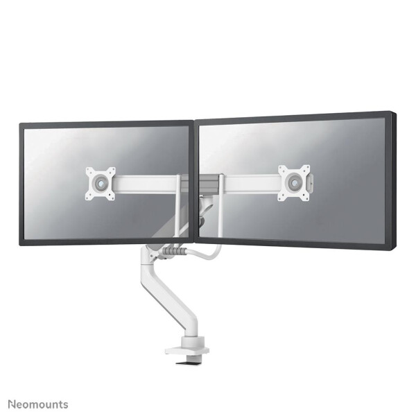 Neomounts Screen Desk Mount 17-32inch 2 screens topfix clamp & grommet