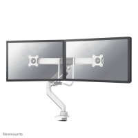 Neomounts DS75-450WH2 Monitorarm 17-32" - Gasfeder - Topfix - 180°-Stopp - Klemme/Durchführung - 43,2 cm (17") - 81,3 cm (32") - 100 x 100 mm - Höhenverstellung - Weiß