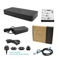i-tec USB 3.0 / USB-C / Thunderbolt - 3x 4K Docking Station + Power Delivery 100W - Kabelgebunden - USB 3.2 Gen 1 (3.1 Gen 1) Type-C - 100 W - 3,5 mm - 10,100,1000 Mbit/s - Schwarz