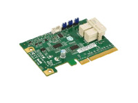 Supermicro AOC-SLG3-2E4R - PCIe - SAS - Niedriges Profil - PCIe 3.0 - Grün - 6,4 Gbit/s