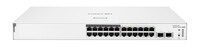 HPE Networking Aruba Instant On 1830 24G 12p Class4 PoE 2SFP 195W - Managed - L2 - Gigabit Ethernet (10/100/1000) - Power over Ethernet (PoE) - Rack-Einbau - 1U
