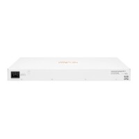 HPE Networking Aruba Instant On 1830 24G 12p Class4 PoE 2SFP 195W - Managed - L2 - Gigabit Ethernet (10/100/1000) - Power over Ethernet (PoE) - Rack-Einbau - 1U
