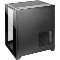 Inter-Tech C-702 Diorama - Tower - PC - Schwarz - ATX - ITX - micro ATX - 16 cm - 32,5 cm