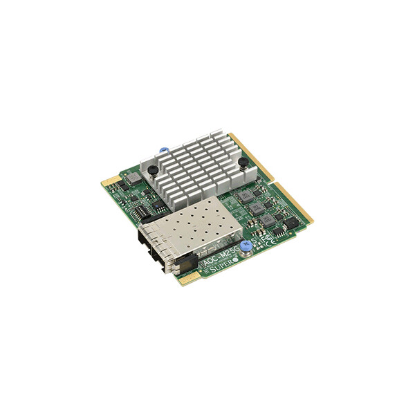 Supermicro AOC-M25G-i2S - iSCSI - Grün - 0 - 55 °C - -40 - 70 °C - 92 mm - 87,1 mm