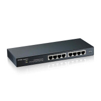 ZyXEL GS1900-8 - Managed - L2 - Gigabit Ethernet (10/100/1000) - Vollduplex - Rack-Einbau