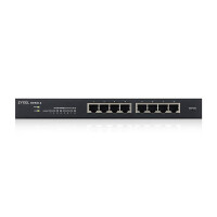 ZyXEL GS1900-8 - Managed - L2 - Gigabit Ethernet (10/100/1000) - Vollduplex - Rack-Einbau