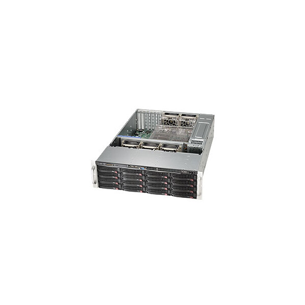 Supermicro SC836BE1C-R1K23B - Rack - Server - Schwarz - ATX,EATX - 1200 W - 2.5,3.5 Zoll