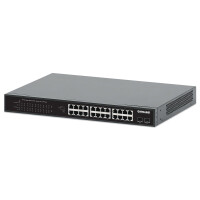 Intellinet 24-Port Gigabit Ethernet PoE+ Switch mit 2...