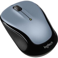 Logitech M325s - Beidhändig - Optisch - RF Wireless - 1000 DPI - Schwarz - Grau