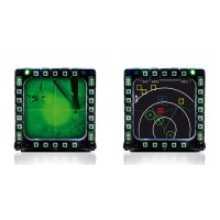 ThrustMaster MFD Cougar Pack - Joystick - PC - Kabelgebunden - Schwarz - 330 mm - 65 mm