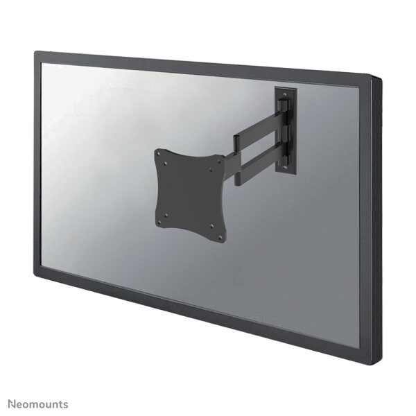 Neomounts FPMA-W830BLACK Monitor-/TV-Wandhalterung 10-27" - volle Bewegung - 75 x 75 mm - 100 x 100 mm - 0 - 140° - 0 - 180° - Aluminium - Schwarz