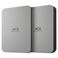 LaCie Mobile Drive 1 TB USB 3.1 USB TYPE C Moon Silver...