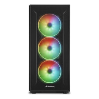 Sharkoon TG6M RGB - Tower - PC - Schwarz - ATX - micro...