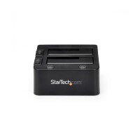 StarTech.com USB 3.0 Dual SSD/HDD Dock w/ UASP for 2.5/3.5in - SATA 6 Gbps - Speicher-Controller