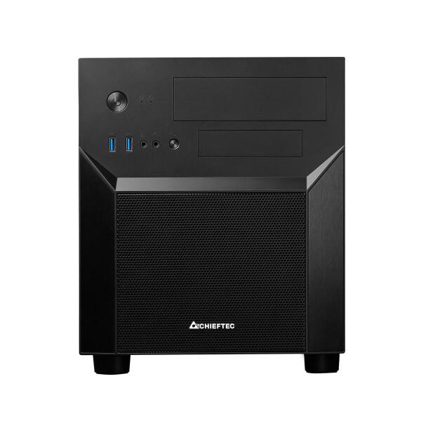 Chieftec CI-02B-OP - Cube - PC - Schwarz - micro ATX - Mini-ITX - SPCC - Heimbüro