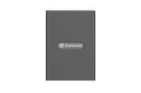 Transcend RDE2 - CFexpress - Grau - 20000 Mbit/s - Aluminium - USB 3.2 Gen 2 Type-C - 105 mm