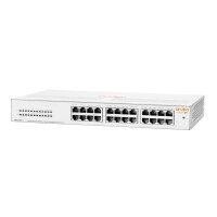 HPE Networking Networking Instant On Switch 24p Gigabit 1430 - Unmanaged - L2 - Gigabit Ethernet (10/100/1000) - Vollduplex - Rack-Einbau - 1U