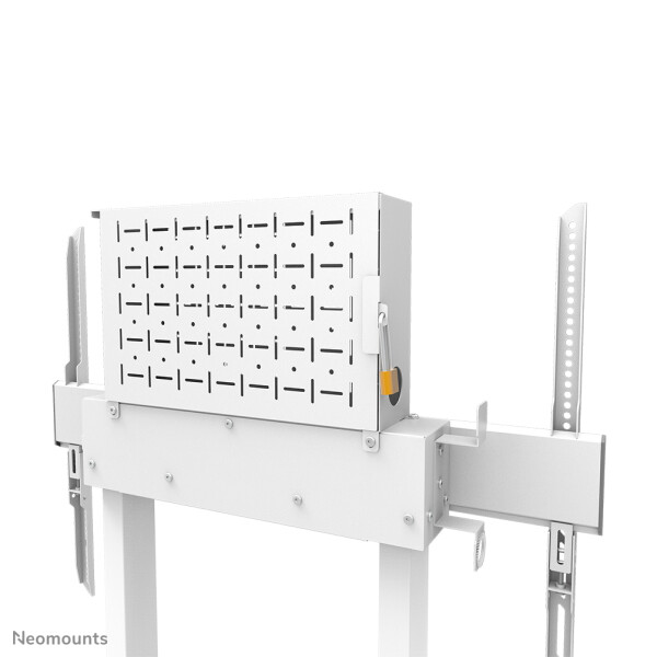 Neomounts Motorised Wall Stand incl. storage box 10cm Wheels VESA 100x100 up to