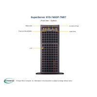 Supermicro SYS-740GP-TNRT - DDR4-SDRAM - 2200 W - Turm (4U)