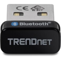 TRENDnet TBW-110UB - USB Typ-A - Bluetooth - Schwarz - Laptop - 0,0003 Gbit/s - 0 - 40 °C