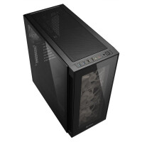 Sharkoon TG5 Pro RGB - Midi Tower - PC - Schwarz - ATX - micro ATX - Mini-ITX - Stahl - Gehärtetes Glas - Gaming