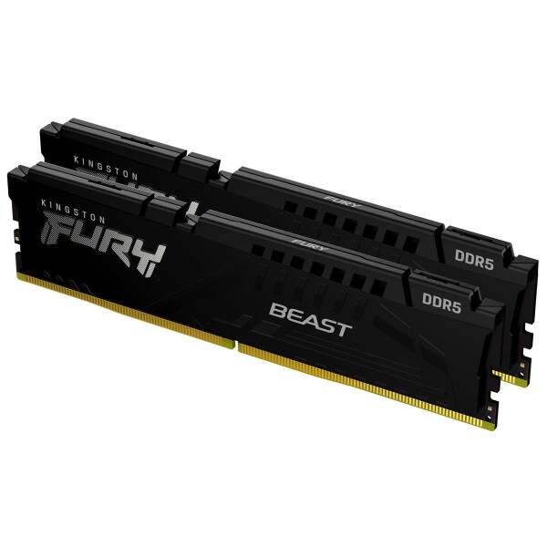 Kingston FURY Beast 16GB 6000MT/s DDR5 CL36 DIMM (2er-Kit) Black EXPO - 16 GB - 2 x 8 GB - DDR5 - 288-pin DIMM
