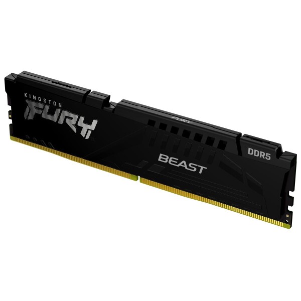 Kingston FURY Beast 8GB 6000MT/s DDR5 CL36 DIMM Black EXPO - 8 GB - 1 x 8 GB - DDR5 - 288-pin DIMM
