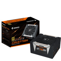 Gigabyte AP750GM - 750 W - 100 - 240 V - 47 - 63 Hz - 10 A - Aktiv - 120 W