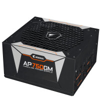 Gigabyte AP750GM - 750 W - 100 - 240 V - 47 - 63 Hz - 10 A - Aktiv - 120 W