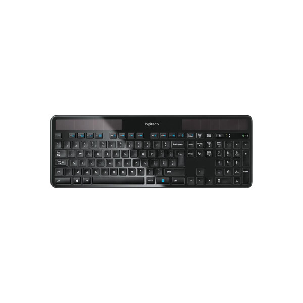 Logitech K750 - Standard - Kabellos - RF Wireless - QWERTY - Schwarz