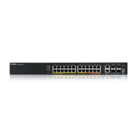 ZyXEL XGS2220-30HP - Managed - L3 - Gigabit Ethernet (10/100/1000) - Power over Ethernet (PoE) - Rack-Einbau