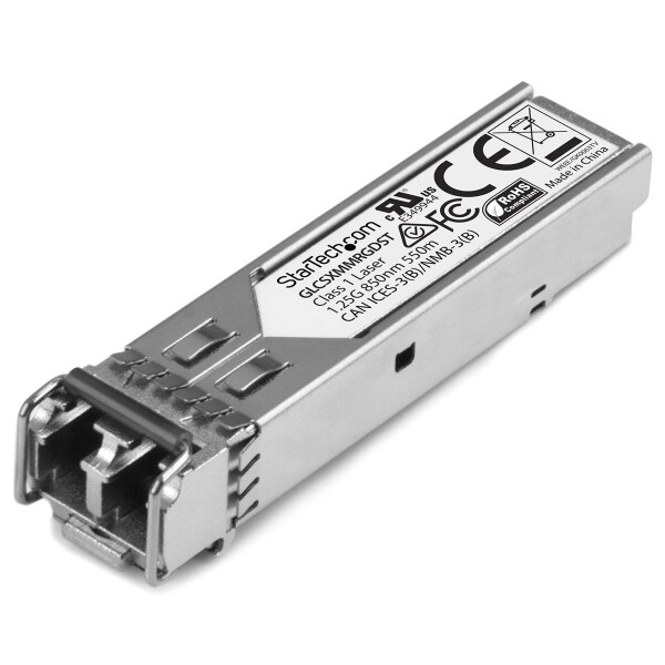 StarTech.com Gigabit Fiber 1000Base-SX SFP Transceiver Module - Cisco GLC-SX-MM-RGD Compatible - MM LC