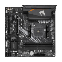 Gigabyte B550M AORUS ELITE - AMD - Socket AM4 - AMD Ryzen 3 3rd Gen - 3rd Generation AMD Ryzen 5 - 3rd Generation AMD Ryzen 7 - 3rd Generation AMD... - DDR4-SDRAM - 128 GB - DIMM