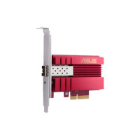 ASUS XG-C100F - Eingebaut - Kabelgebunden - PCI Express - Faser - 10000 Mbit/s - Rot