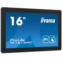 Iiyama ProLite Ein Open Frame PCAP 10 Punkt-Touchmonitor ausgestattet mit der Touch durch Glas Funktion - 39,6 cm (15.6") - 1920 x 1080 Pixel - Full HD - 25 ms - Schwarz