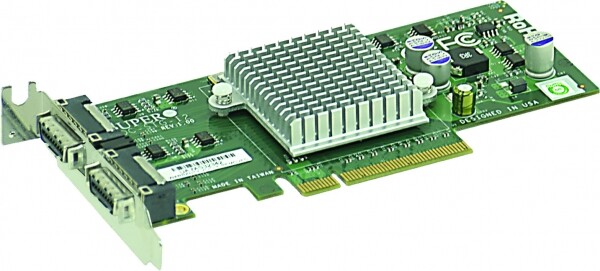 Supermicro Netzwerkkarte Dual-Port CX4 10Gbit LP AOC-STG-I2-Bulk