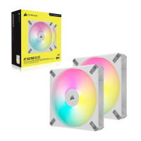 Corsair iCUE AF140 RGB ELITE 140mm PWM Dual Fan Kit - Wit