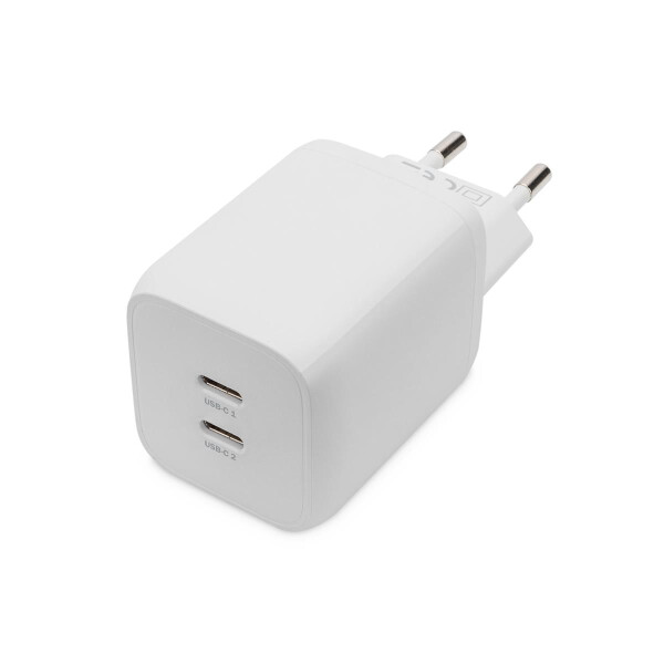 DIGITUS - DA-10063 - USB-C Charger, 2-Port, 65W GaN