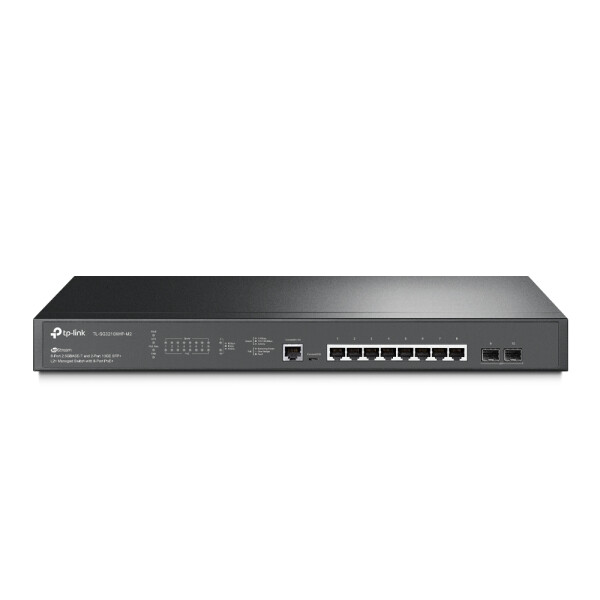 TP-LINK TL-SG3210XHP-M2 - Managed - L2+ - 2.5G Ethernet (100/1000/2500) - Rack-Einbau