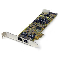StarTech.com Dual Port PCI Express Gigabit Netzwerkkarte - PCIe PoE/PSE NIC Server Adapter - Eingebaut - Kabelgebunden - PCI Express - Ethernet - 2000 Mbit/s