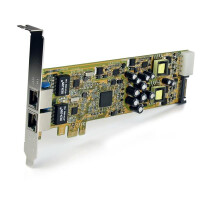 StarTech.com Dual Port PCI Express Gigabit Netzwerkkarte - PCIe PoE/PSE NIC Server Adapter - Eingebaut - Kabelgebunden - PCI Express - Ethernet - 2000 Mbit/s