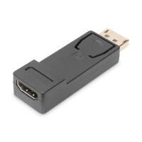 DIGITUS AK-340602-000-S - DisplayPort Adapter, DP - HDMI...