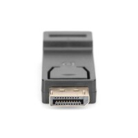 DIGITUS AK-340602-000-S - DisplayPort Adapter, DP - HDMI Typ A St/Bu, m/Verriegelung, CE, sw